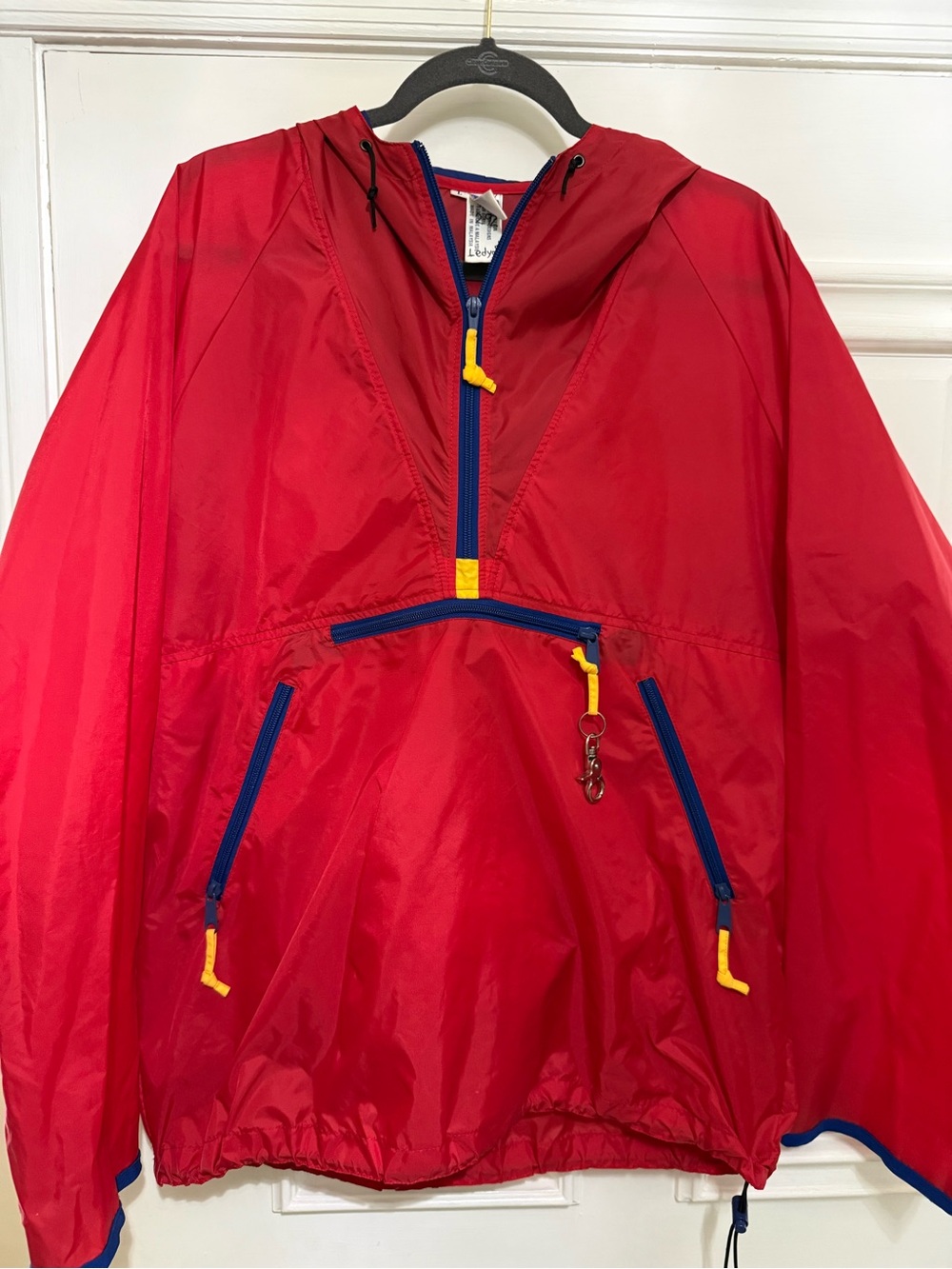 Sierra Designs Red Windbreaker Anorak Jacket